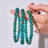 Teal | .925 Sterling Silver | Firefly Glass Bracelet